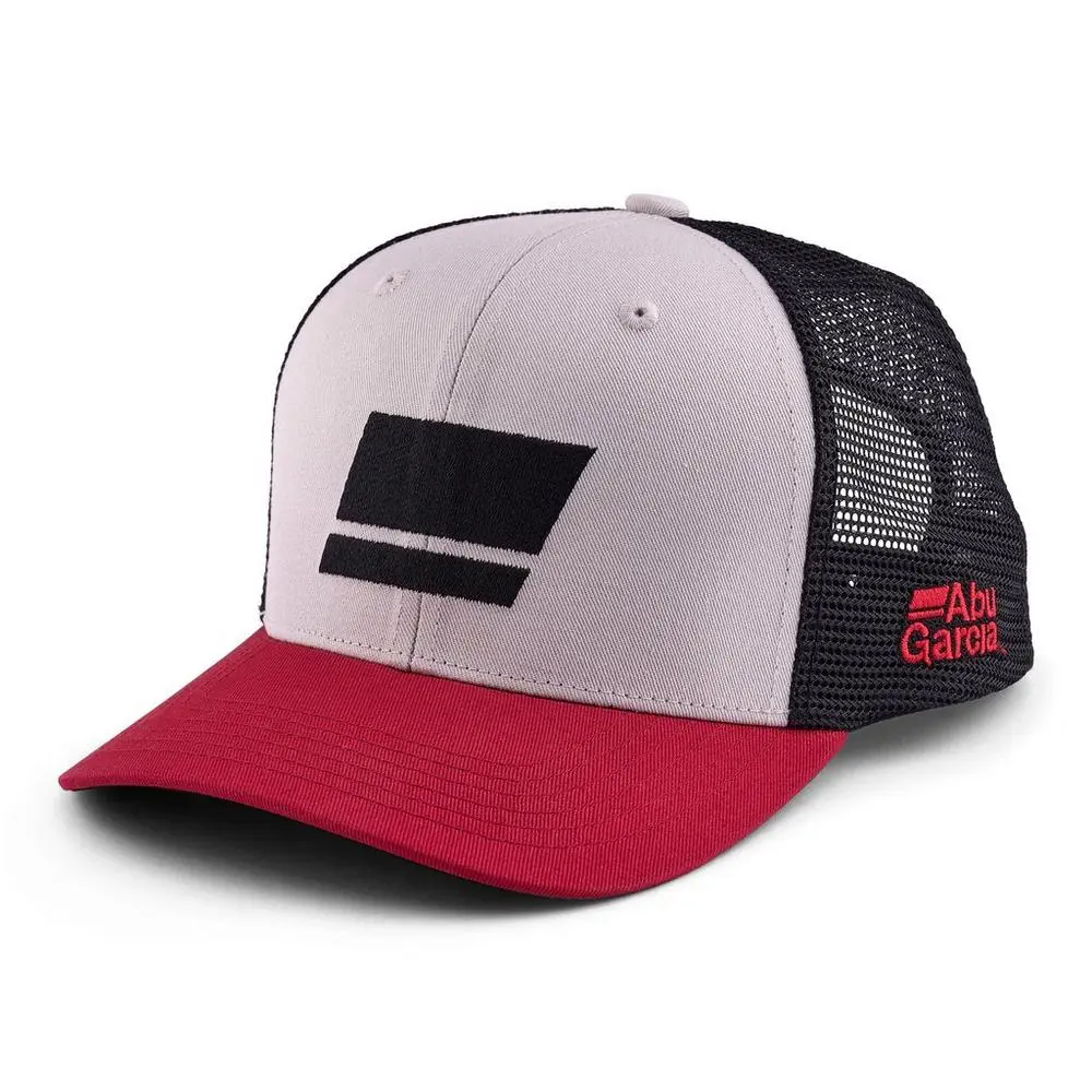 [1640095] Abu Garcia Flag Trucker Grey Red Black