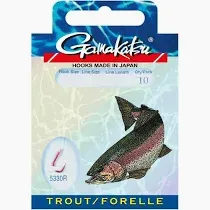 [1401180080000010] Gamakatsu Trout 5330R 0,16mm 0,60m (#8)