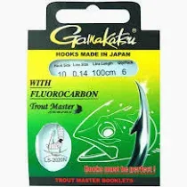 [1800050100000014] Gamakatsu Trout LS608N - Gr.10 - 0,14mm - 200cm  6 Stück