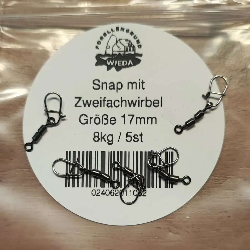 Forellengrund Snap mit Zweifachwirbel