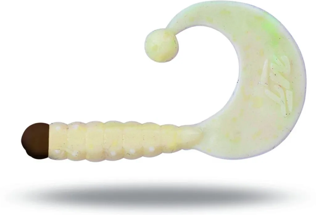 [3276001] Magic Trout Curly B-Bobbles Garlic (Natural, 3,5cm, 10 Stück)