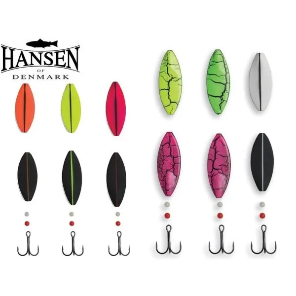 [61724] Hansen Lures Snap Shot Inlineblinker (UV Pink/ Mat Black, 5,3g)