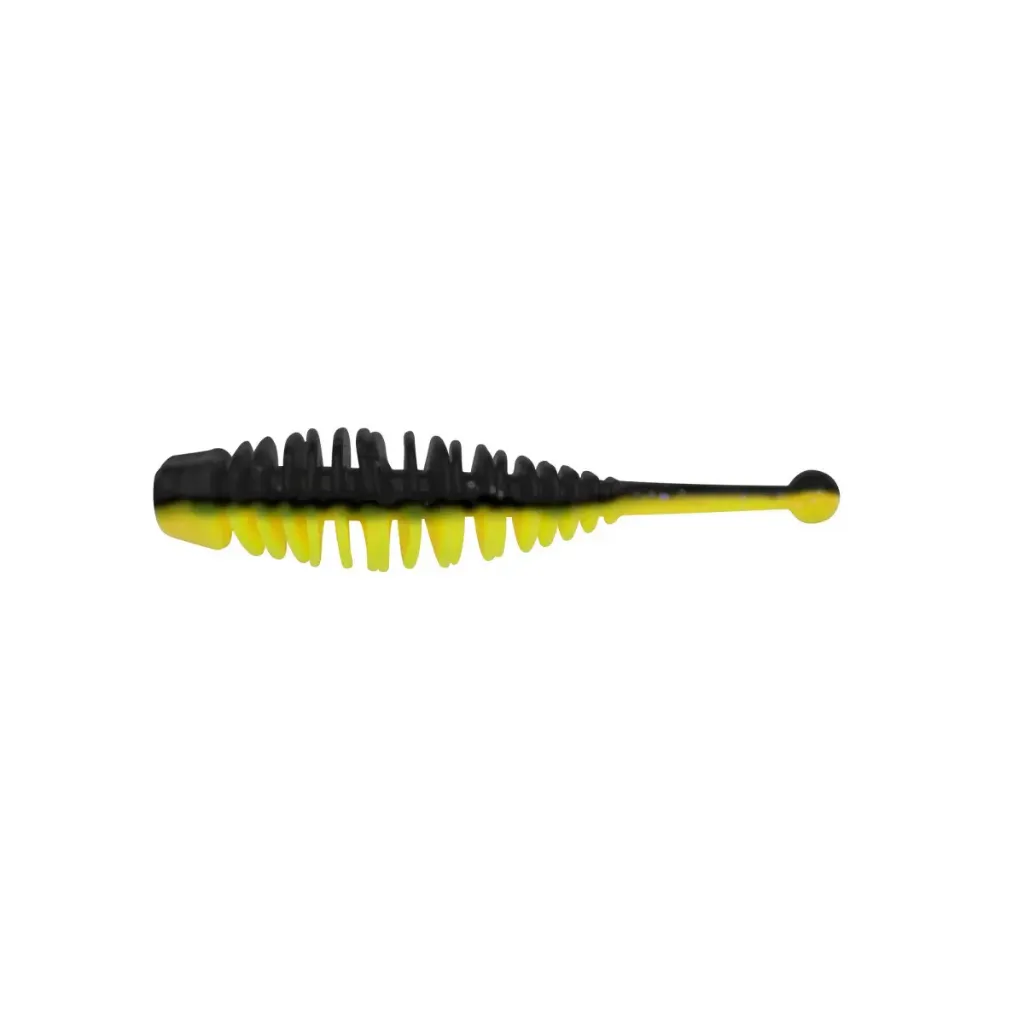 [1594937] Berkley PowerBait® Power® Naiad (30mm, Black / Sunshine Yellow)