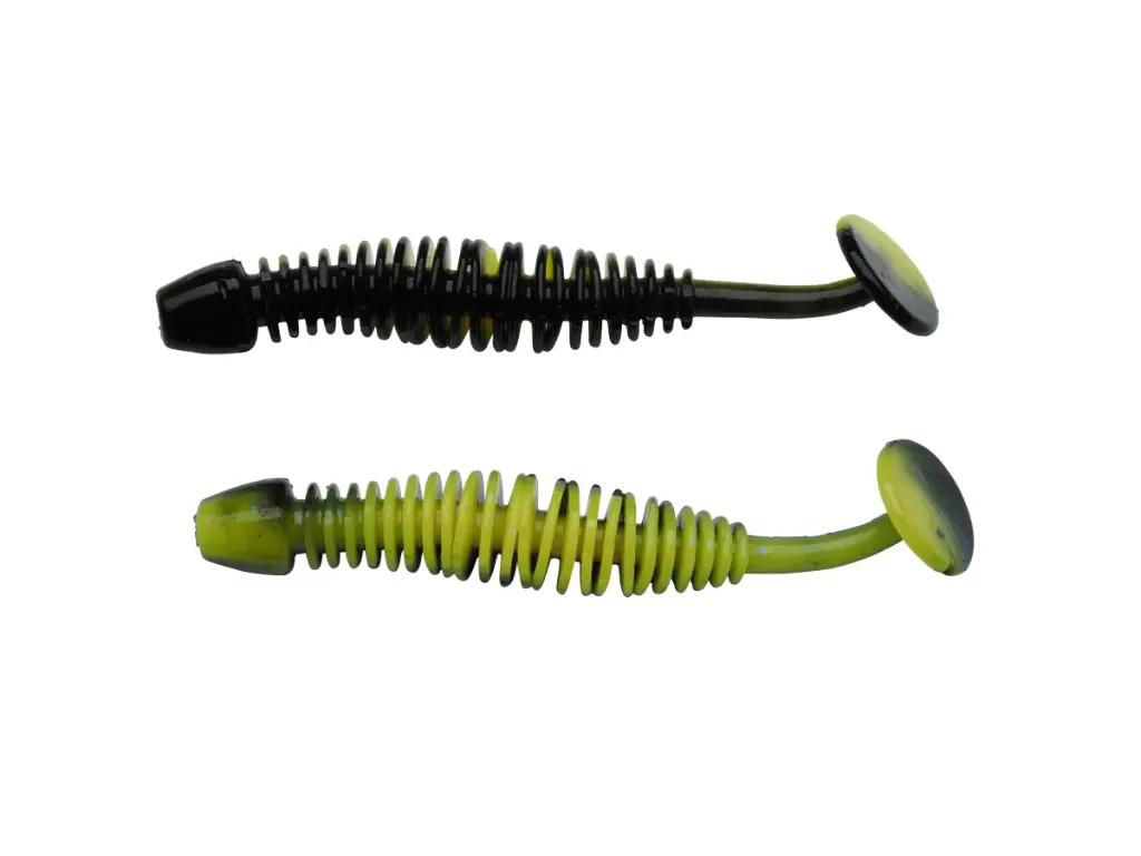 [1621146] Berkley PowerBait® Power® Leech (50mm, Black / Sunshine Yellow)