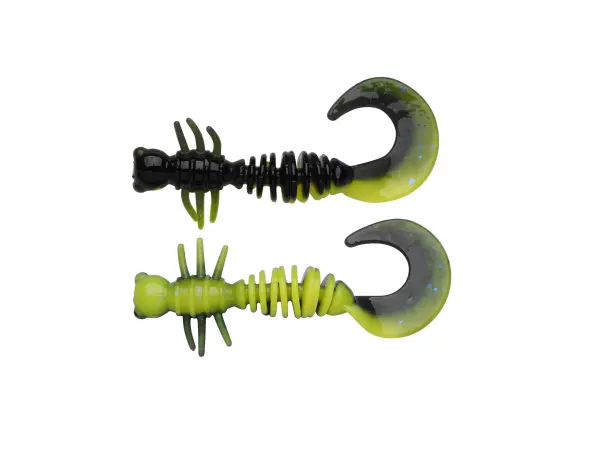 [1621138] Berkley PowerBait® Power® Curly (55mm, Black / Sunshine Yellow)