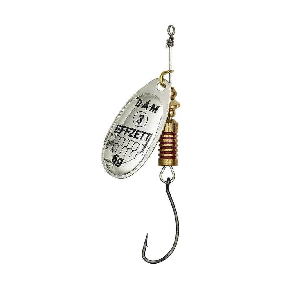[SVS5120401] DAM Effzett Singlehook Spinner (#1 3g, Silver)