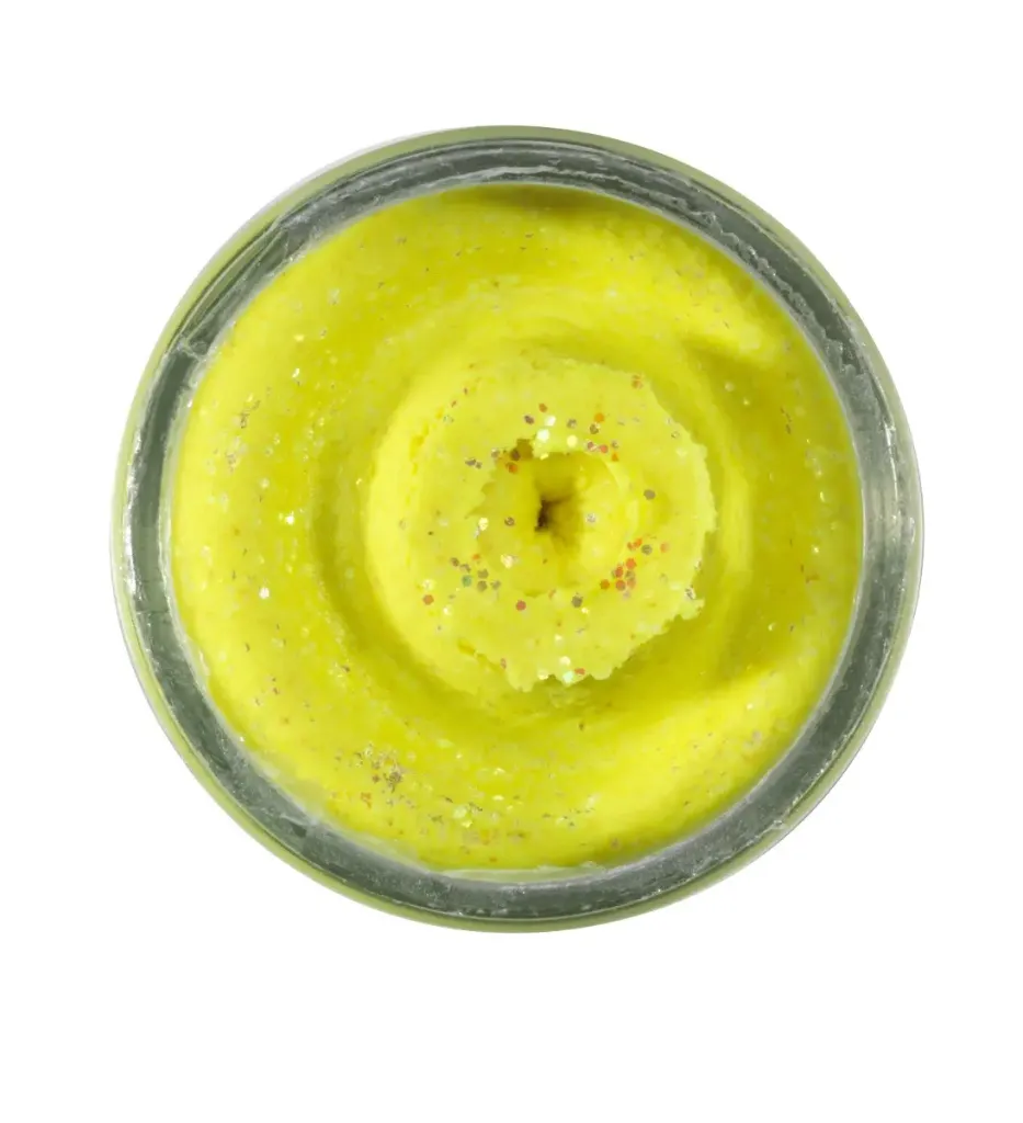 [1633606] PowerBait® Forellenteig Leber Sunshine Yellow Plastic free